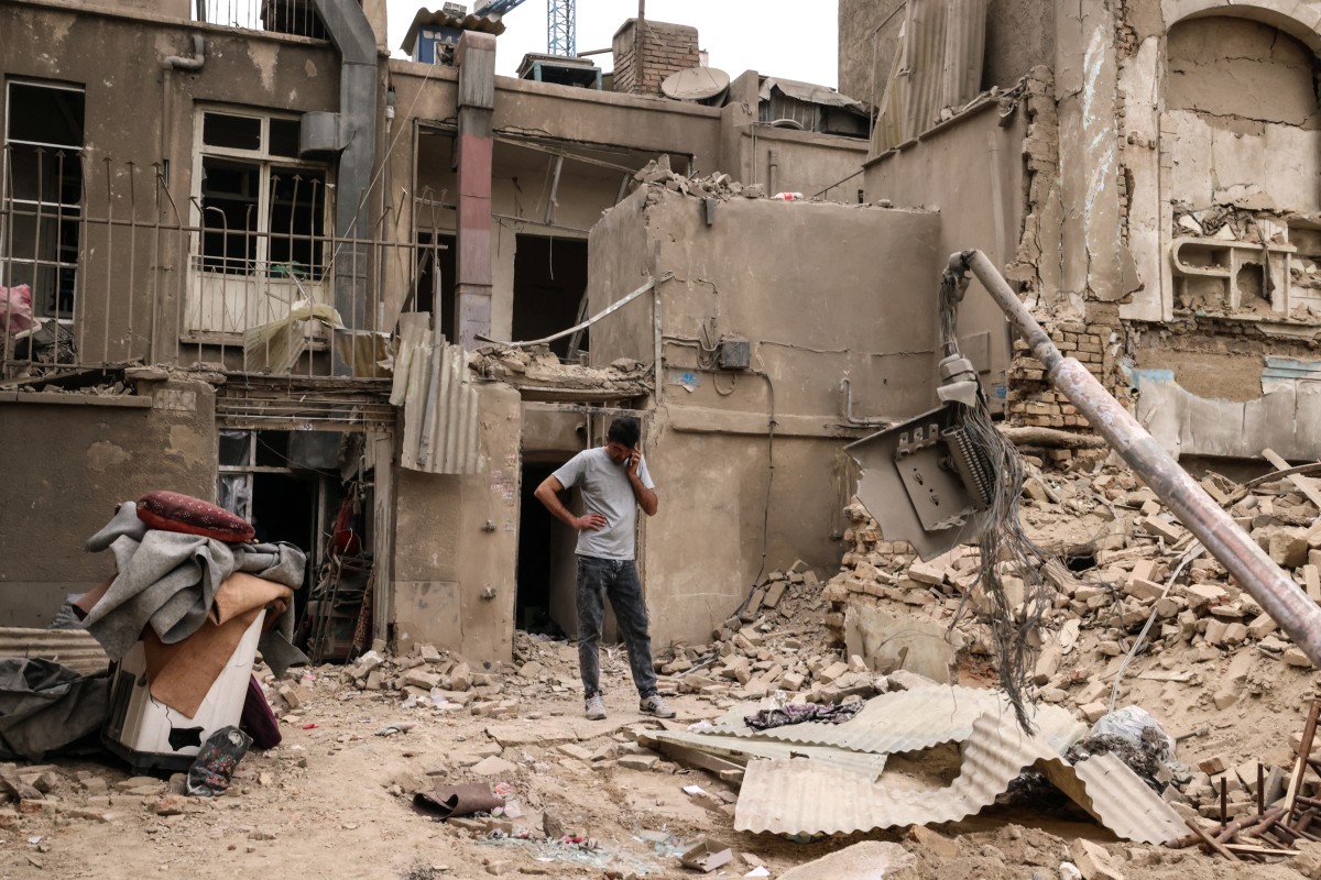 US-Israel strikes hit Tehran residential area, target aircraft linked to Khamenei